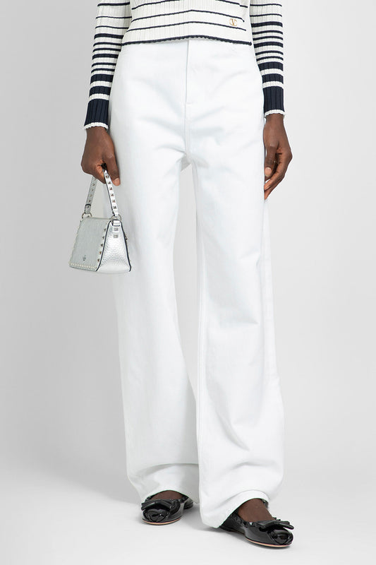 VALENTINO WOMAN WHITE JEANS