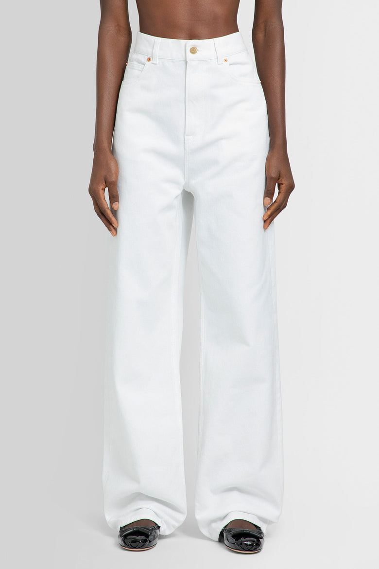 VALENTINO WOMAN WHITE JEANS