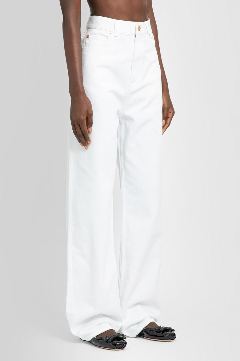 VALENTINO WOMAN WHITE JEANS