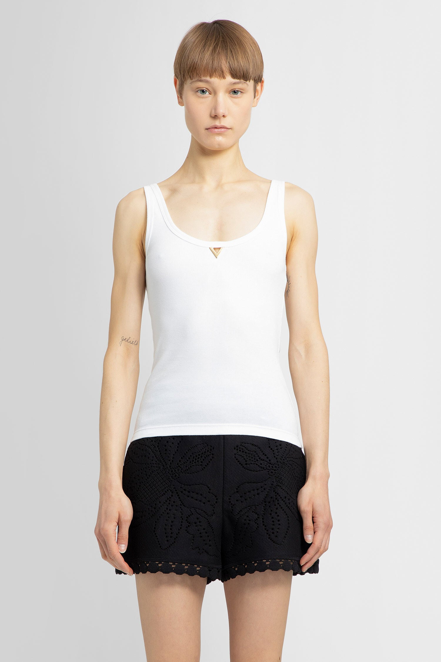 VALENTINO WOMAN WHITE T-SHIRTS