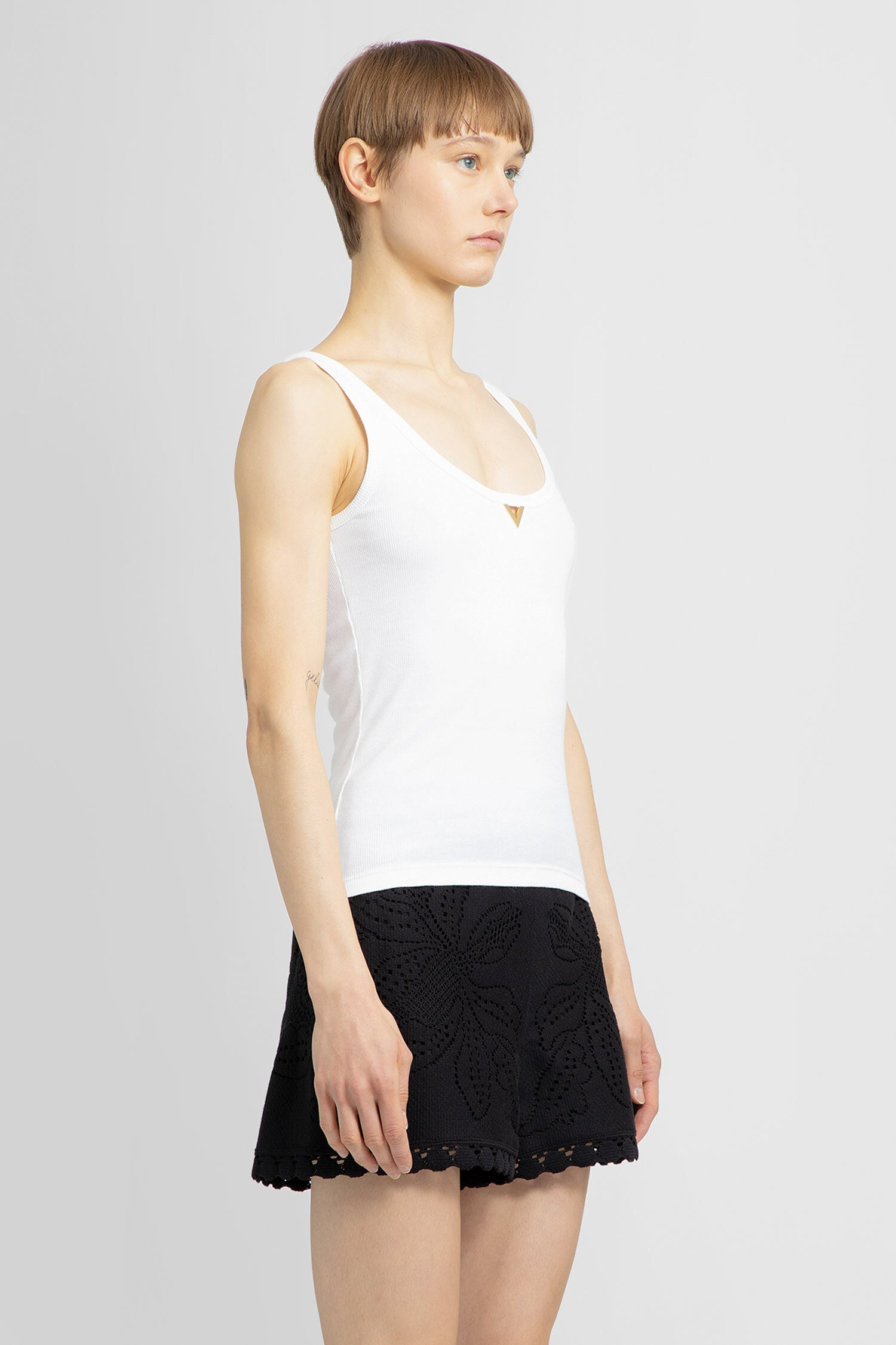 VALENTINO WOMAN WHITE T-SHIRTS