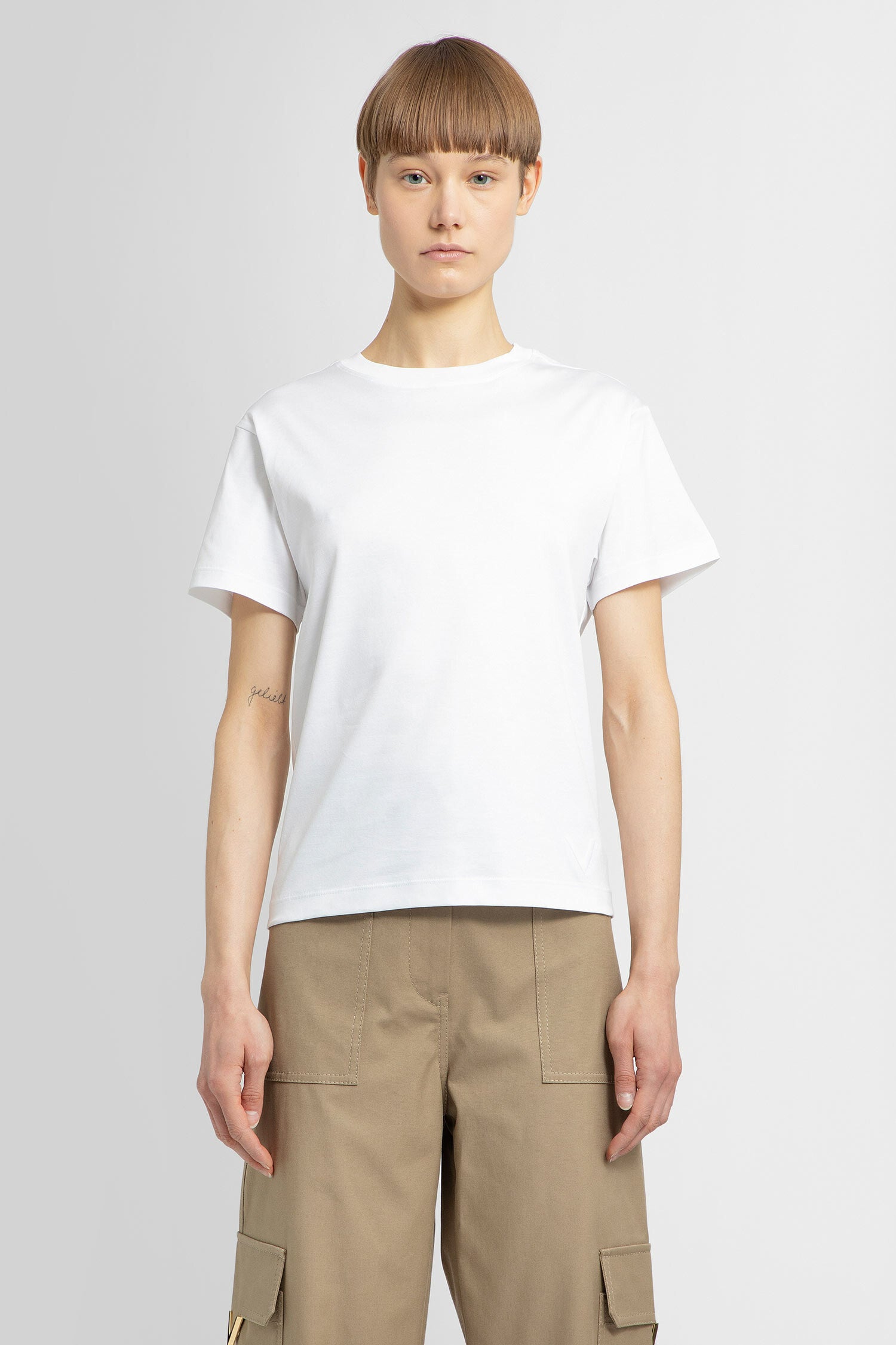 VALENTINO WOMAN WHITE T-SHIRTS