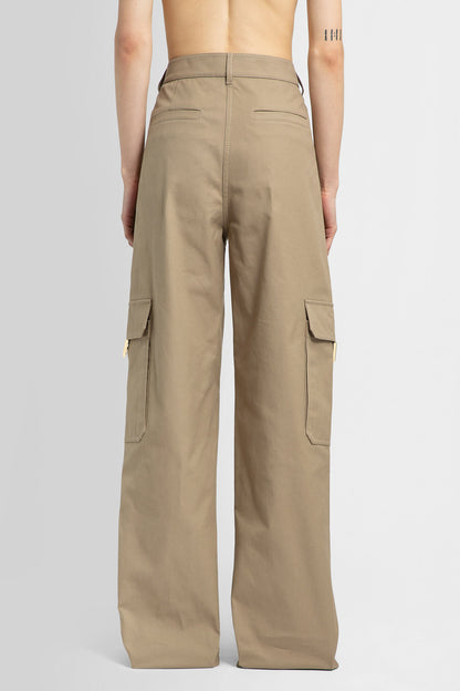 VALENTINO WOMAN BEIGE TROUSERS