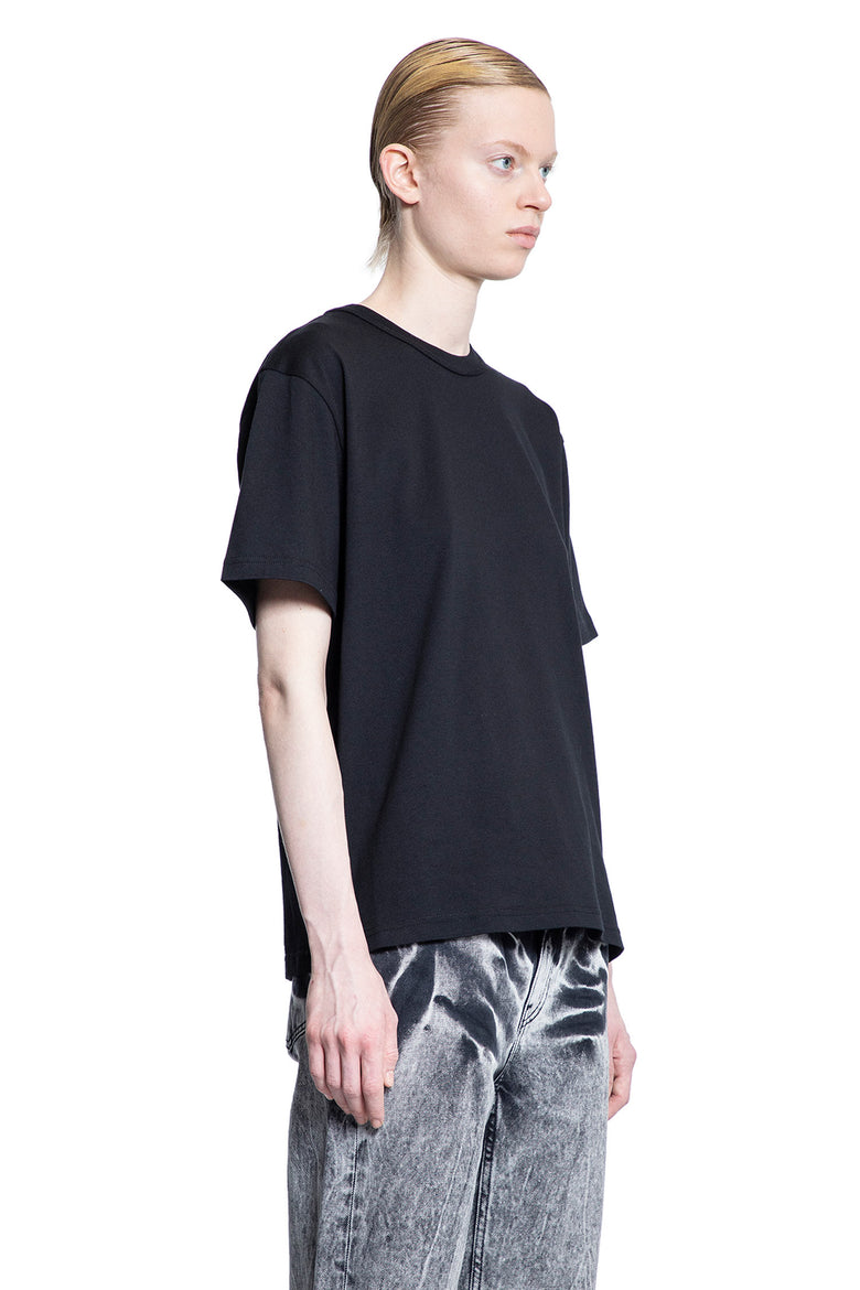 ALEXANDER WANG WOMAN BLACK T-SHIRTS & TANK TOPS