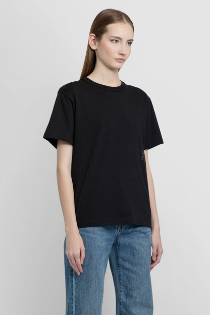 ALEXANDER WANG WOMAN BLACK T-SHIRTS & TANK TOPS