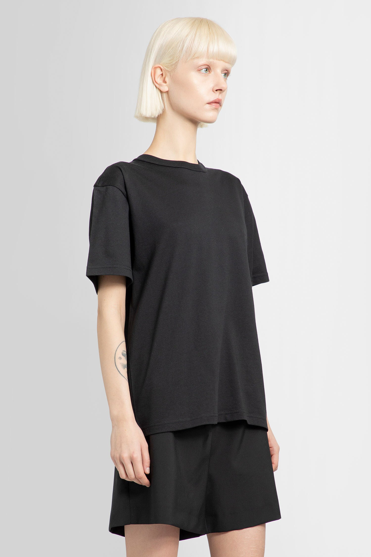 ALEXANDER WANG WOMAN BLACK T-SHIRTS