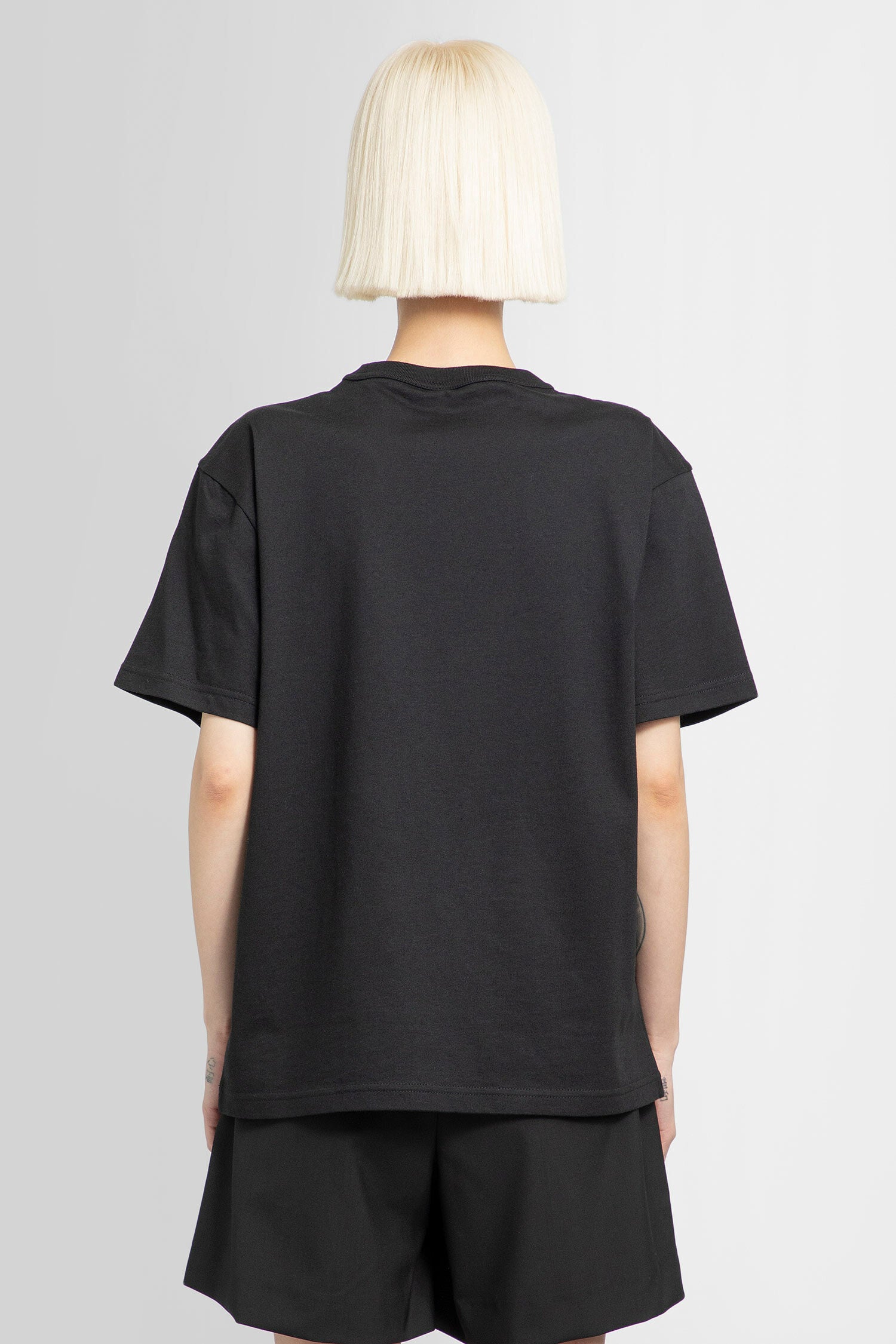 ALEXANDER WANG WOMAN BLACK T-SHIRTS