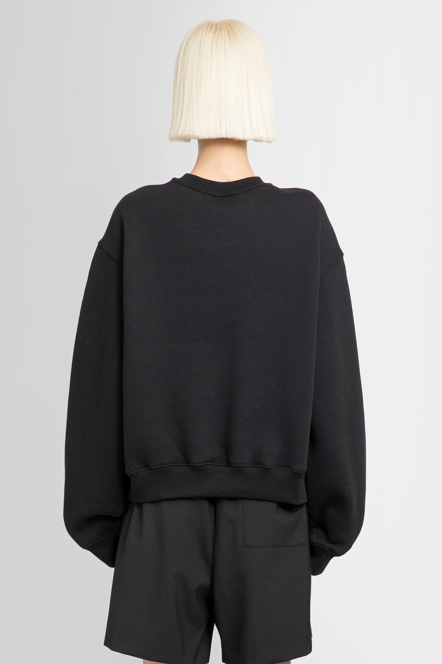 ALEXANDER WANG WOMAN BLACK SWEATSHIRTS