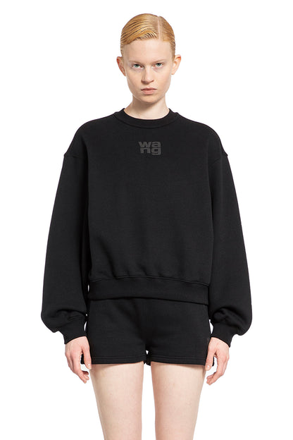 ALEXANDER WANG WOMAN BLACK SWEATSHIRTS