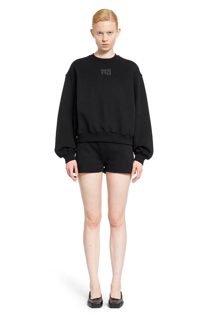 ALEXANDER WANG WOMAN BLACK SWEATSHIRTS