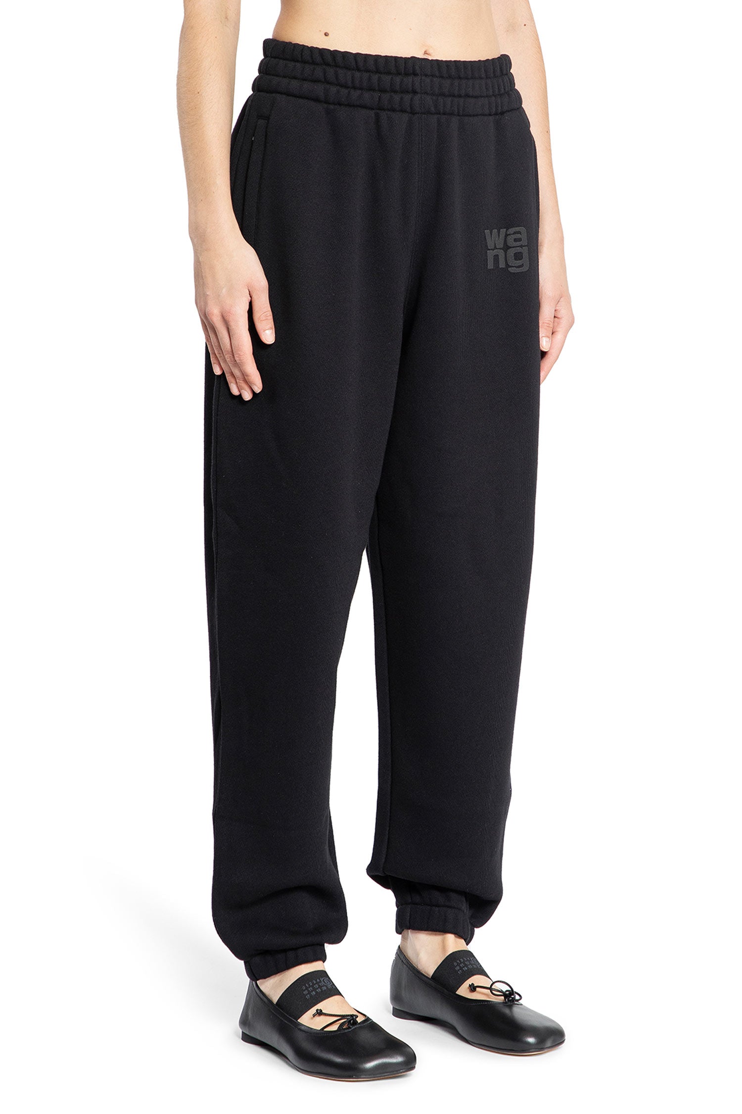 ALEXANDER WANG WOMAN BLACK TROUSERS