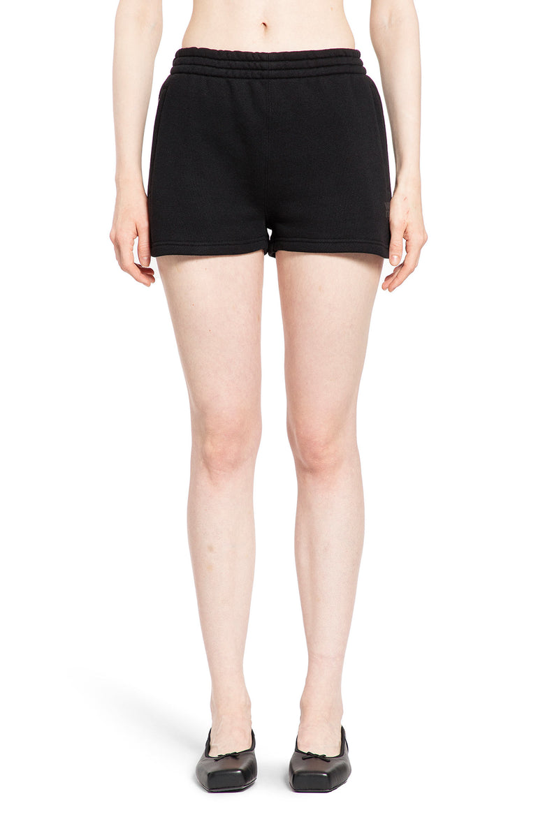 ALEXANDER WANG WOMAN BLACK SHORTS