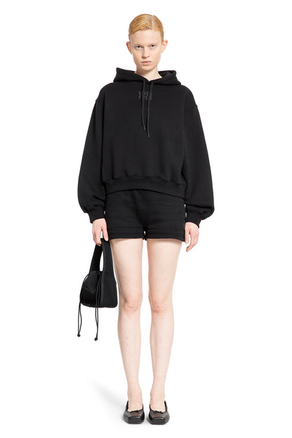 ALEXANDER WANG WOMAN BLACK SHORTS