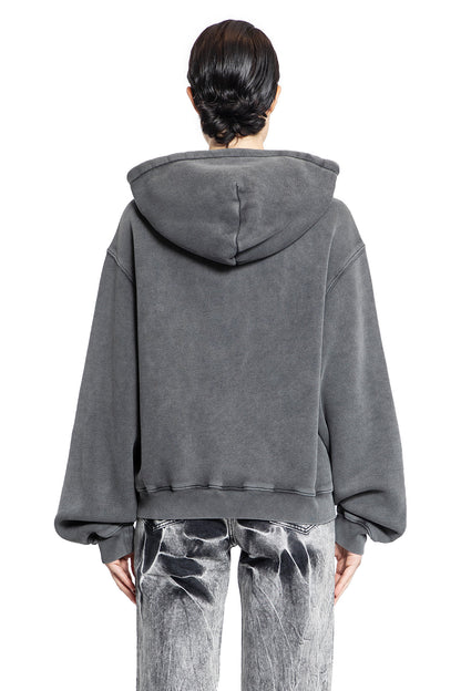 ALEXANDER WANG WOMAN GREY SWEATSHIRTS