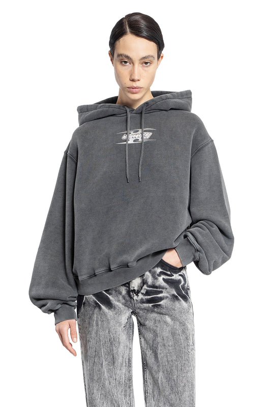 ALEXANDER WANG WOMAN GREY SWEATSHIRTS