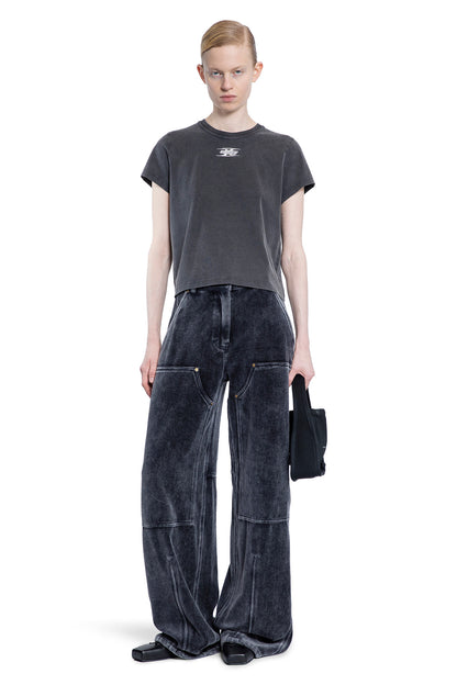 ALEXANDER WANG WOMAN GREY TROUSERS