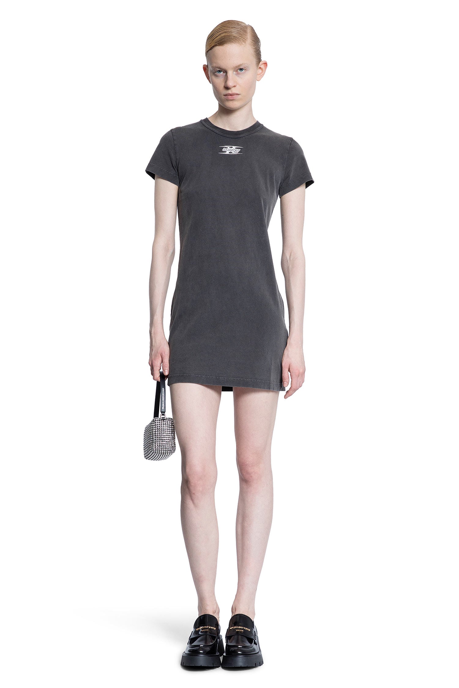 ALEXANDER WANG WOMAN GREY DRESSES