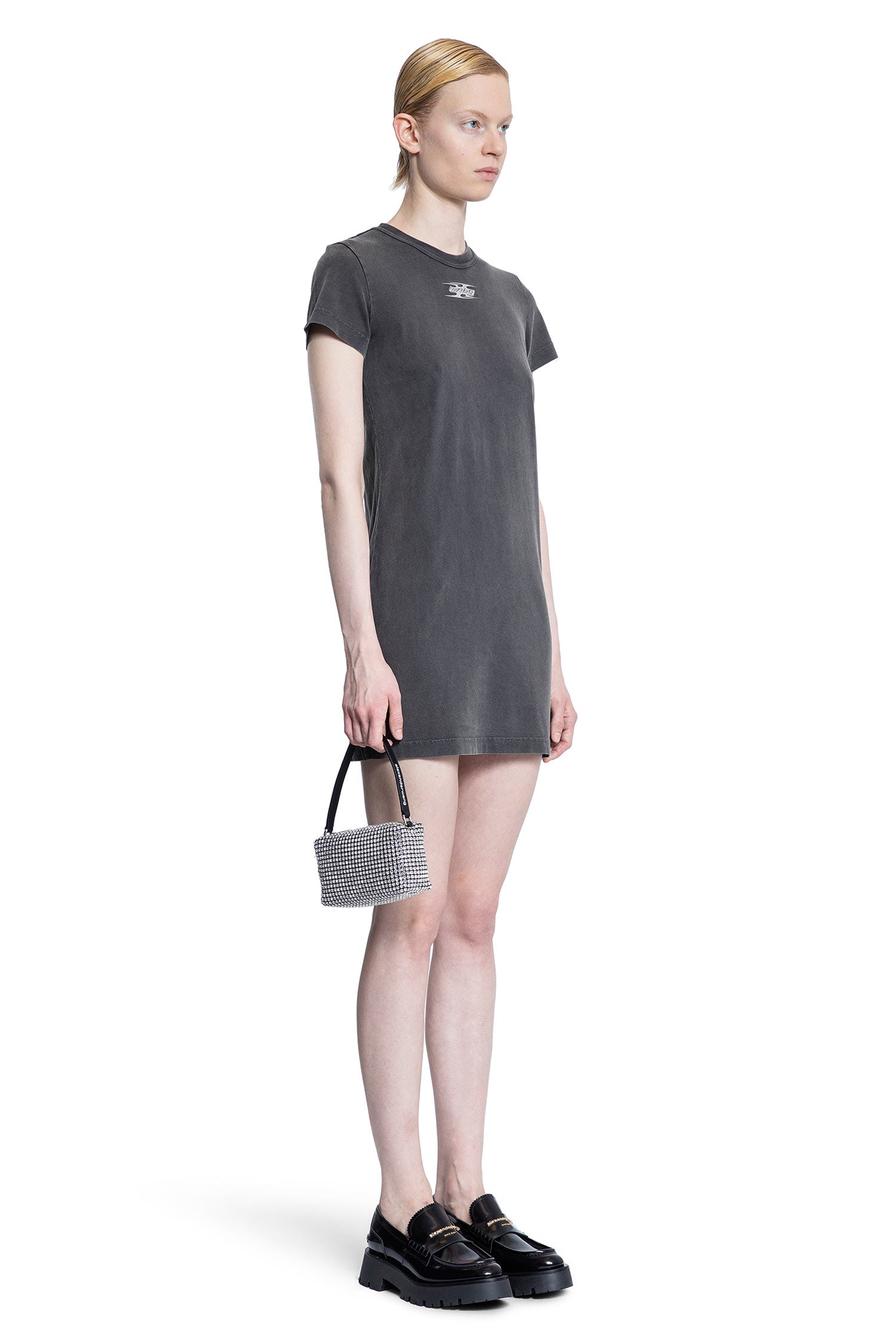 ALEXANDER WANG WOMAN GREY DRESSES