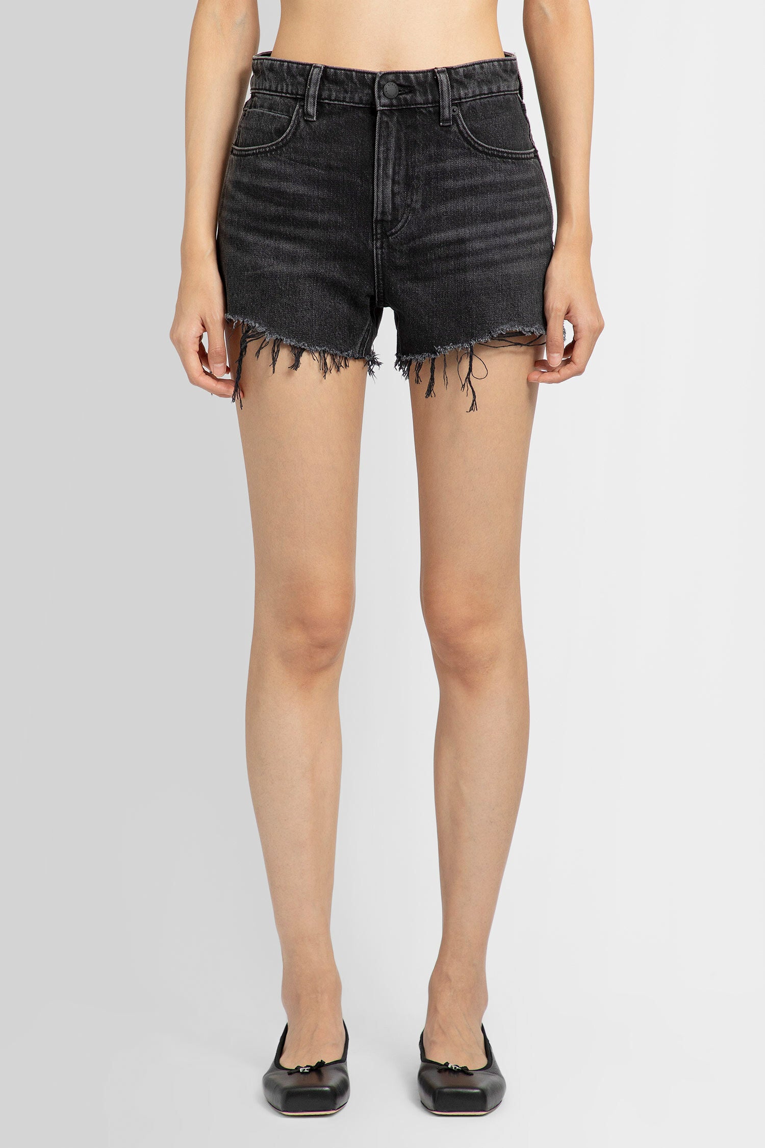 ALEXANDER WANG WOMAN GREY SHORTS