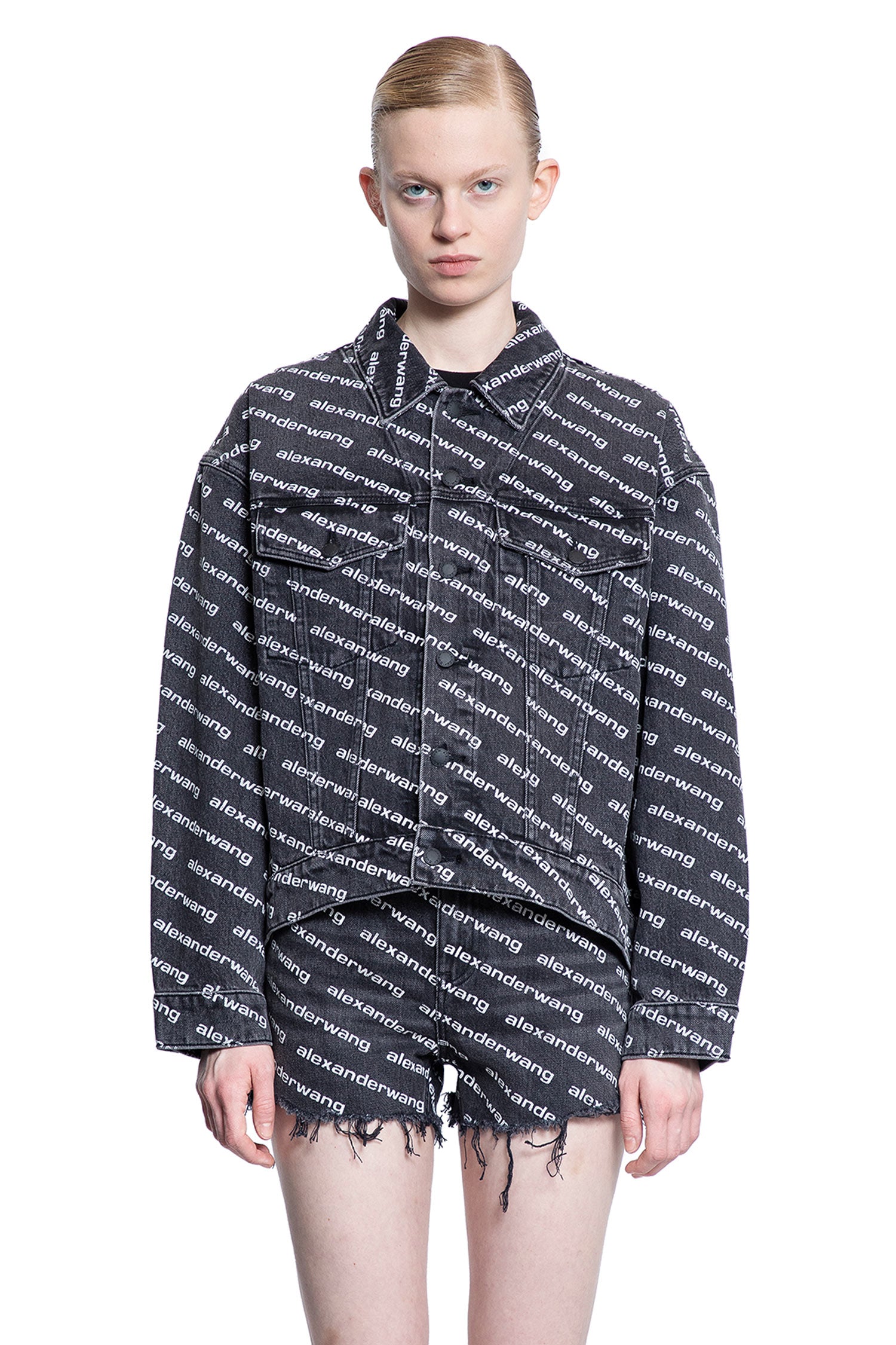 ALEXANDER WANG WOMAN GREY JACKETS