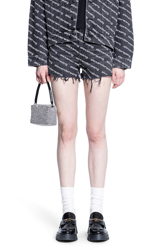 ALEXANDER WANG WOMAN GREY SHORTS