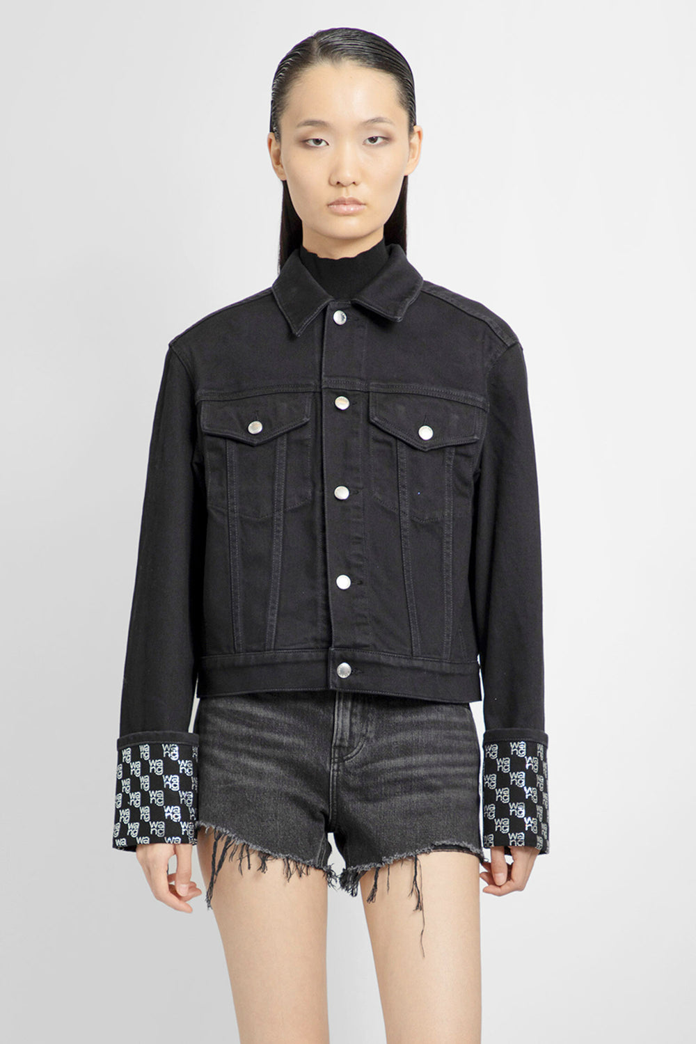 ALEXANDER WANG WOMAN BLACK JACKETS