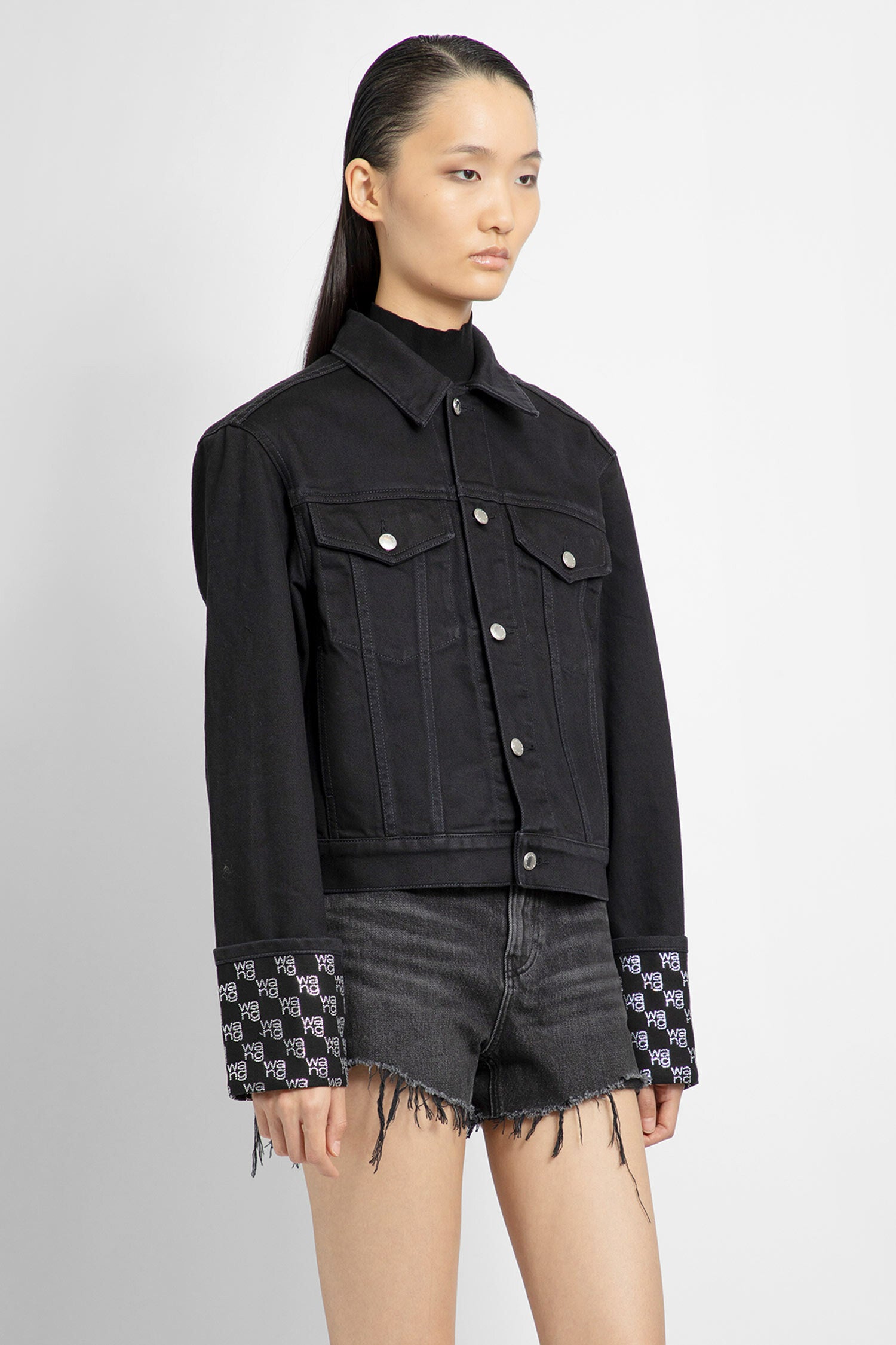 ALEXANDER WANG WOMAN BLACK JACKETS