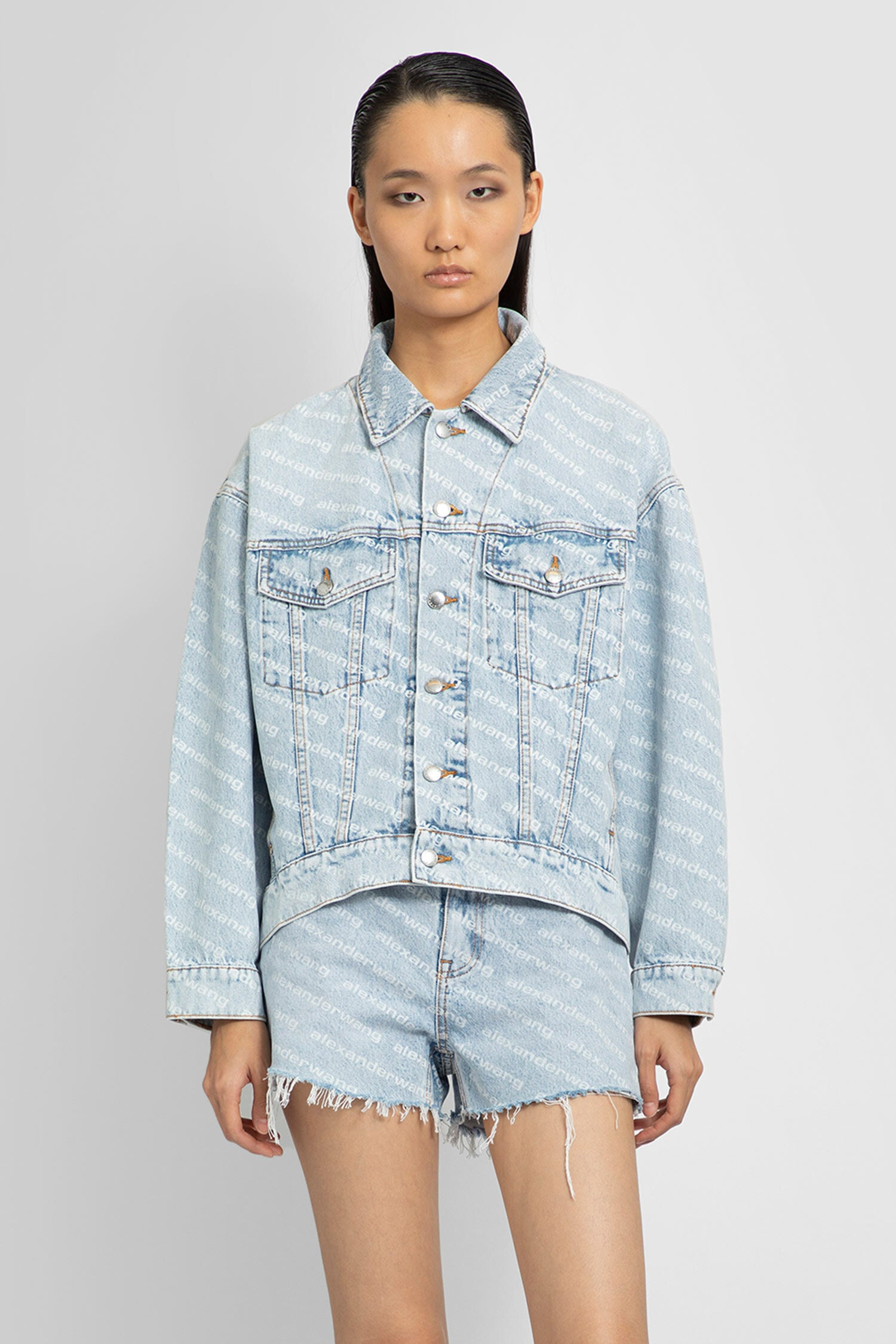 ALEXANDER WANG WOMAN BLUE JACKETS