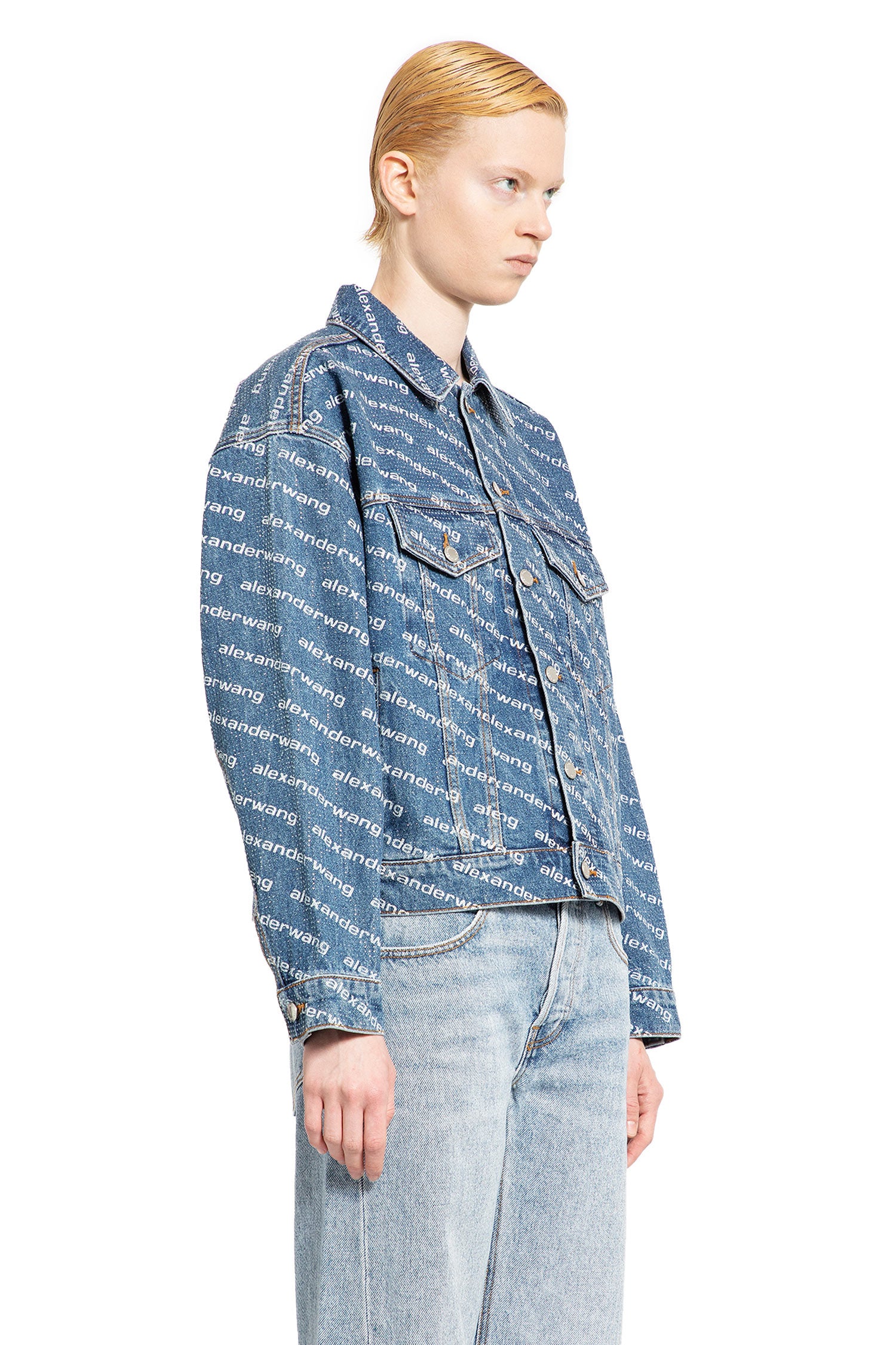 ALEXANDER WANG WOMAN BLUE JACKETS