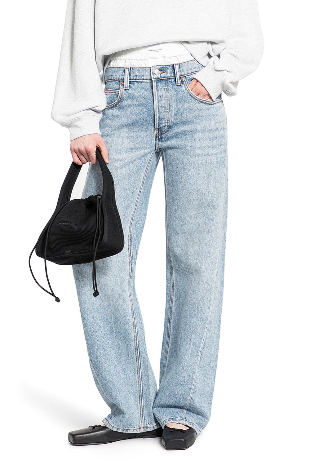 ALEXANDER WANG WOMAN BLUE JEANS