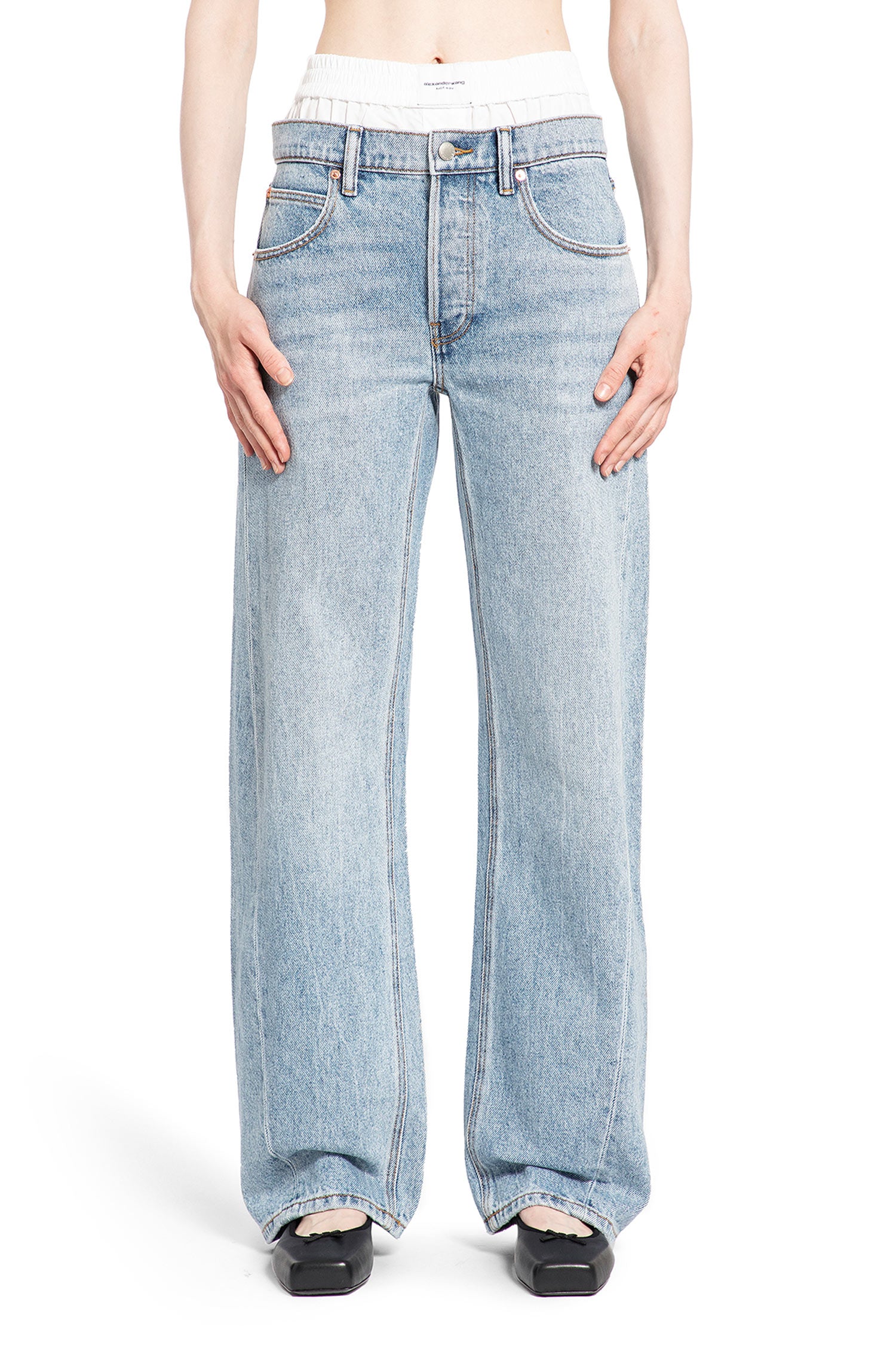 ALEXANDER WANG WOMAN BLUE JEANS