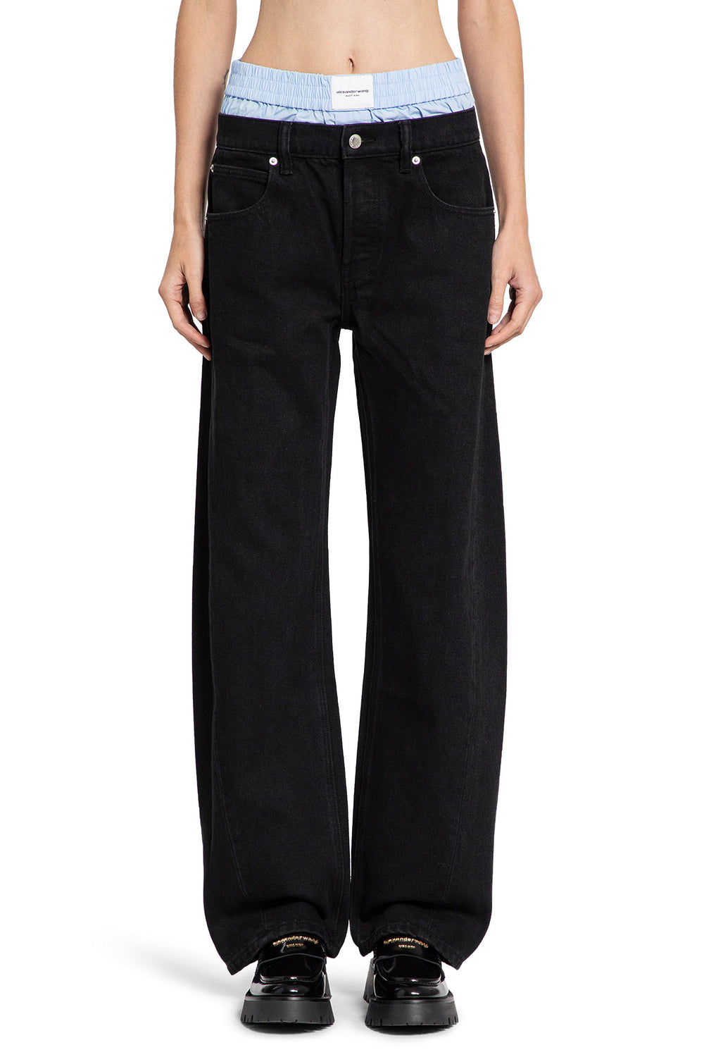 ALEXANDER WANG WOMAN BLACK JEANS