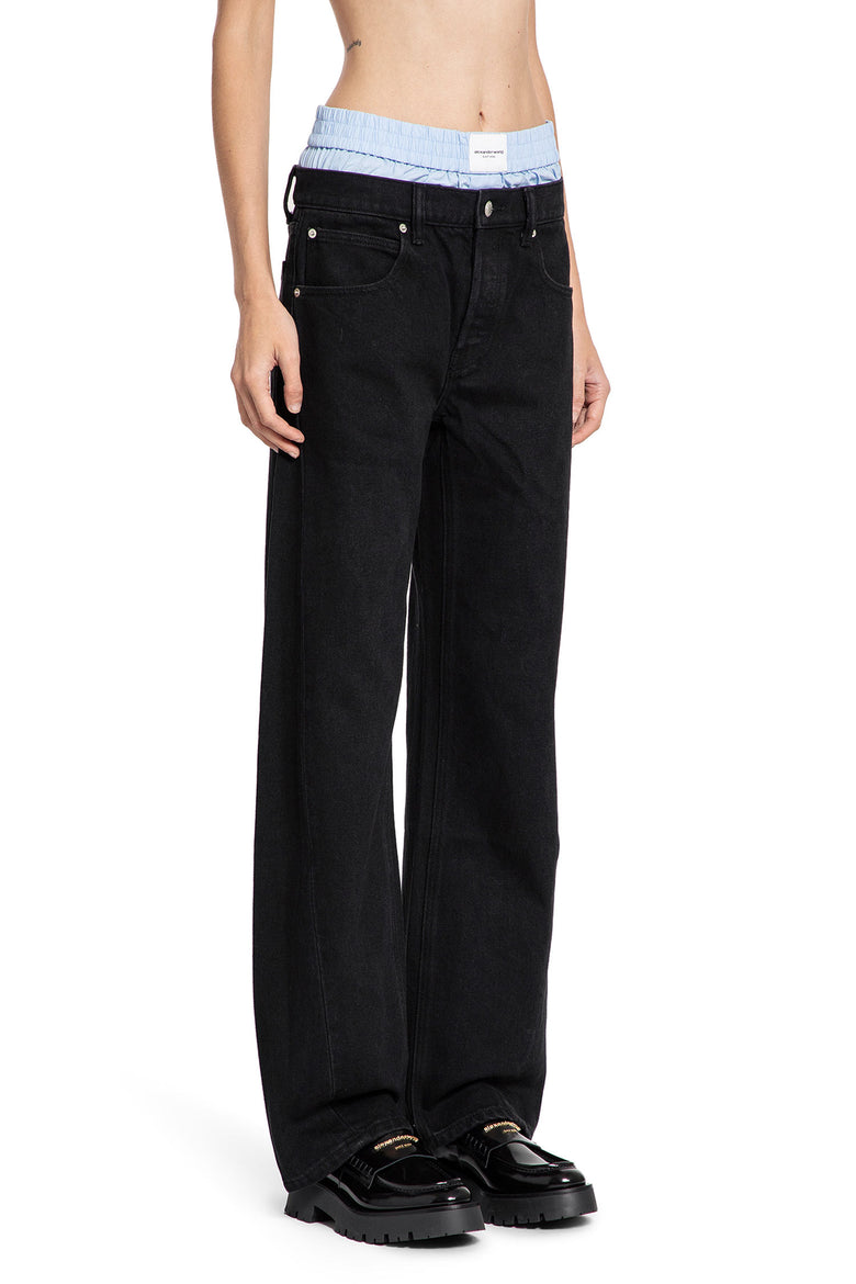 ALEXANDER WANG WOMAN BLACK JEANS