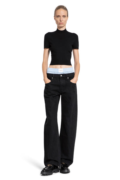 ALEXANDER WANG WOMAN BLACK JEANS