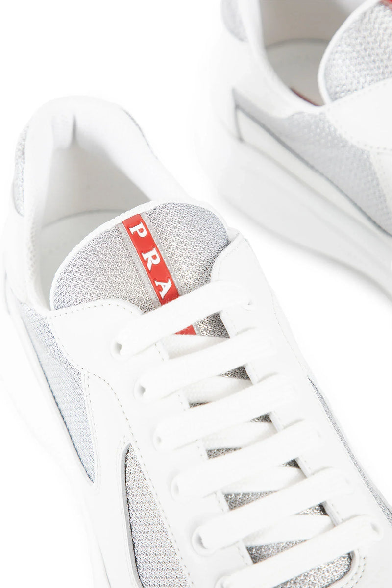 PRADA leather prada america's cup sneakers man