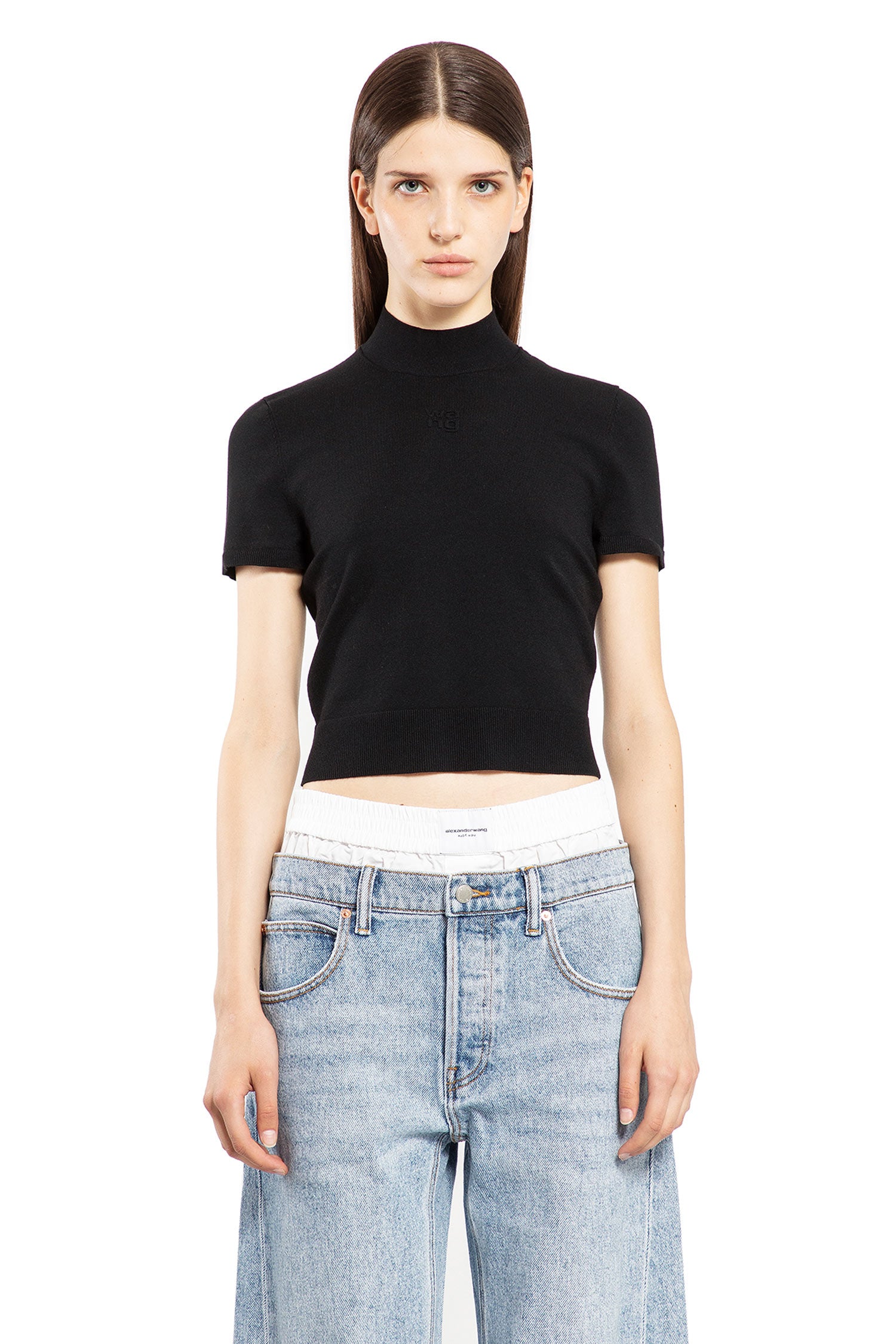 ALEXANDER WANG WOMAN BLACK TOPS