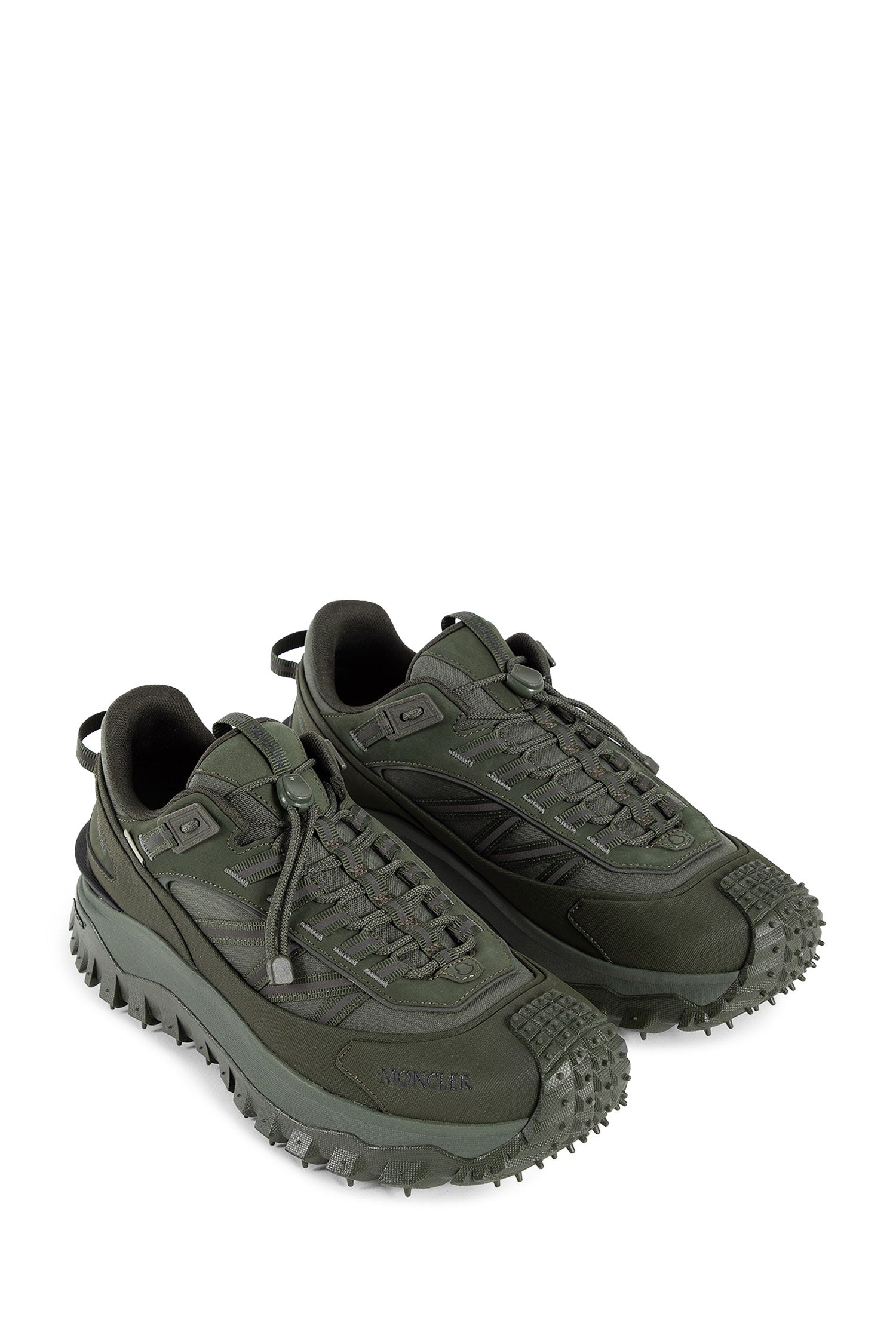 MONCLER MAN GREEN SNEAKERS