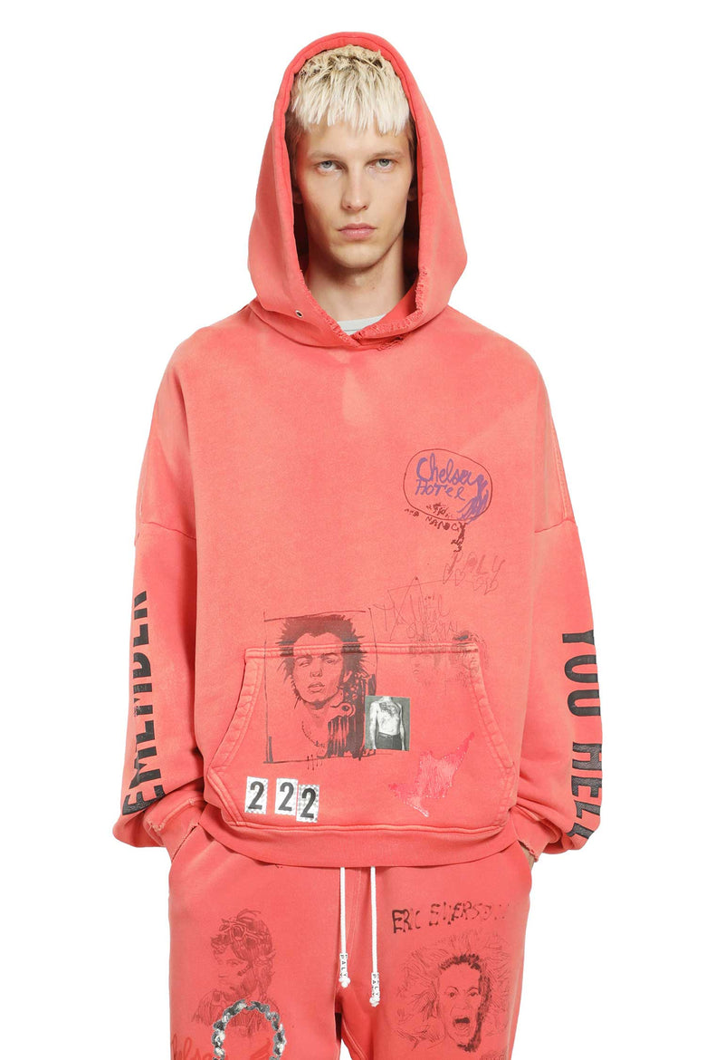 PALY HOLLYWOOD Bella McGoldrick x Chelseay Hotel Hoodie man