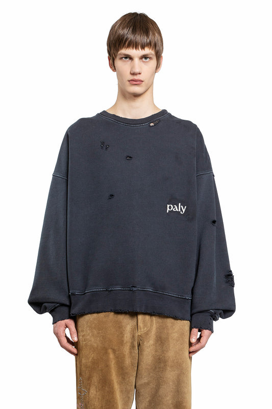 PALY HOLLYWOOD MAN BLACK SWEATSHIRTS