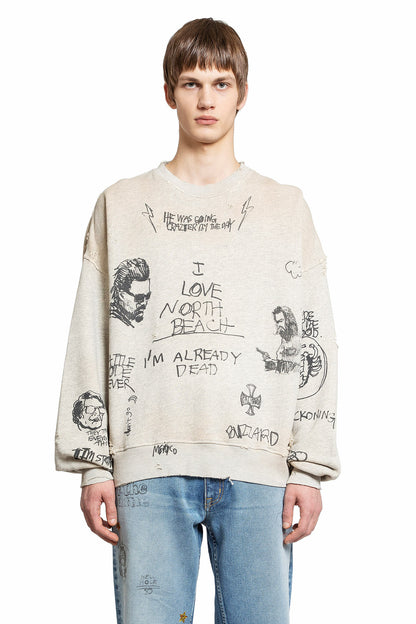 Antonioli PALY HOLLYWOOD MAN GREY SWEATSHIRTS