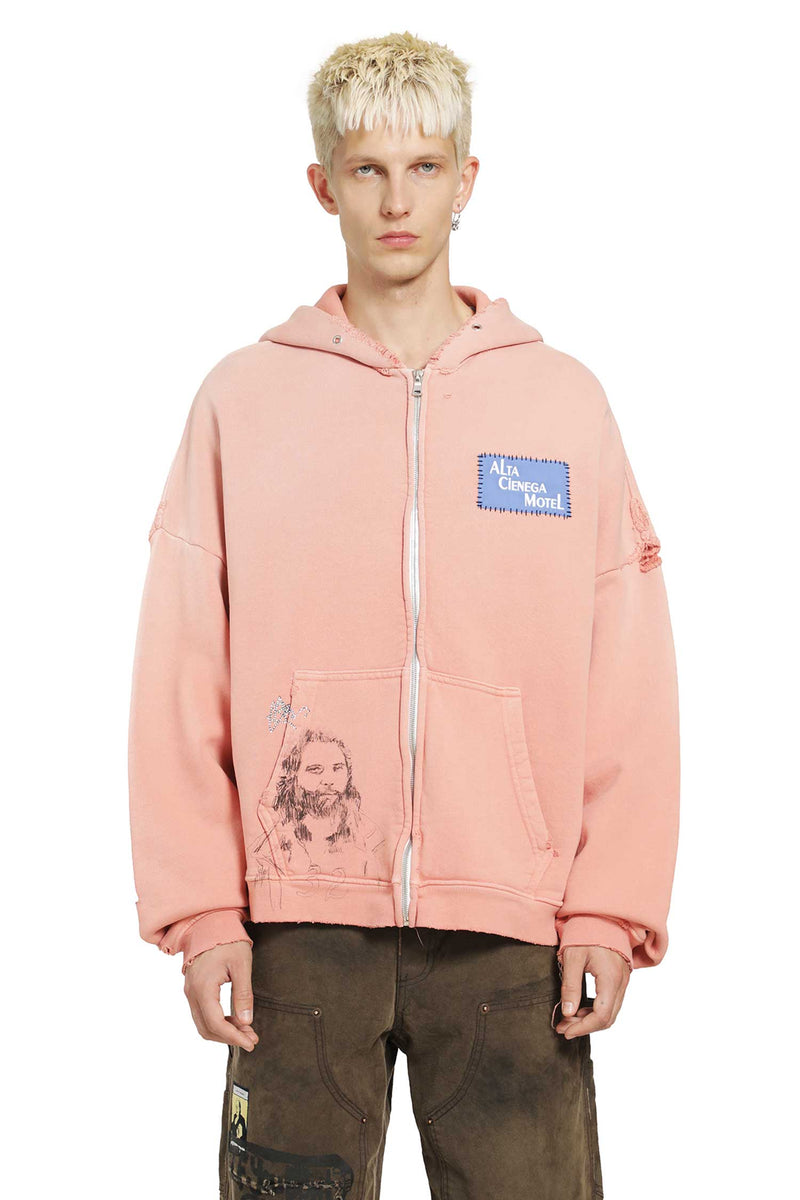 PALY HOLLYWOOD Alta Cienega Zip-Up Hoodie man