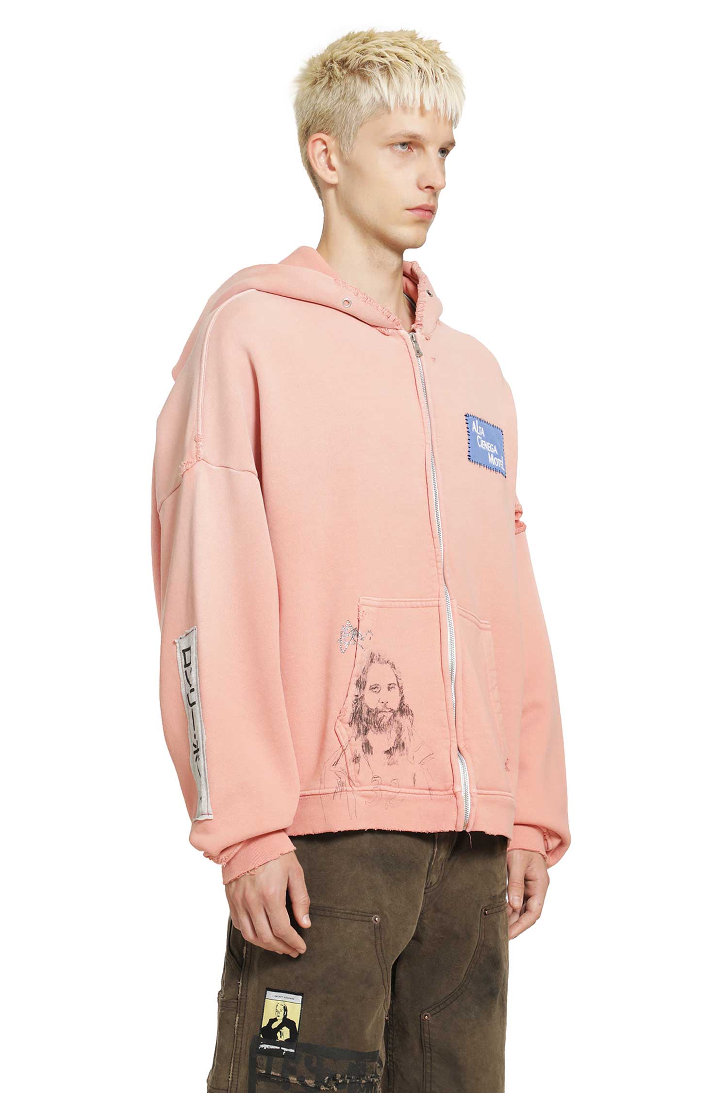 PALY HOLLYWOOD Alta Cienega Zip-Up Hoodie man