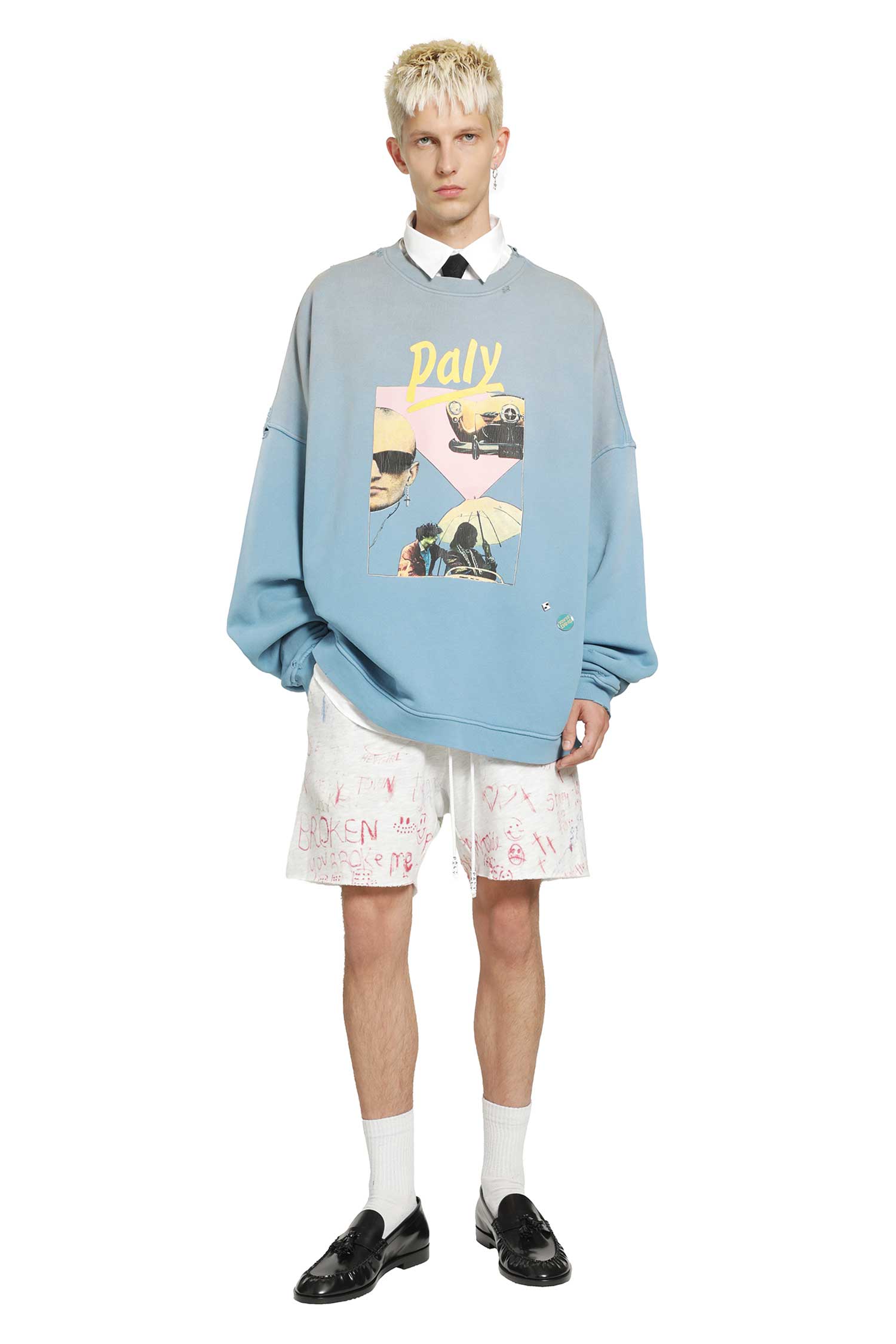 PALY HOLLYWOOD Still Life Crewneck Sweater man
