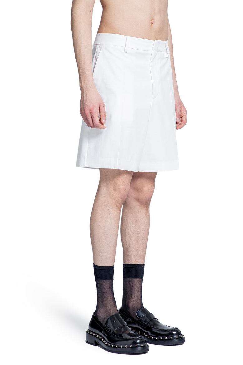 VALENTINO MAN WHITE SHORTS & SKIRTS