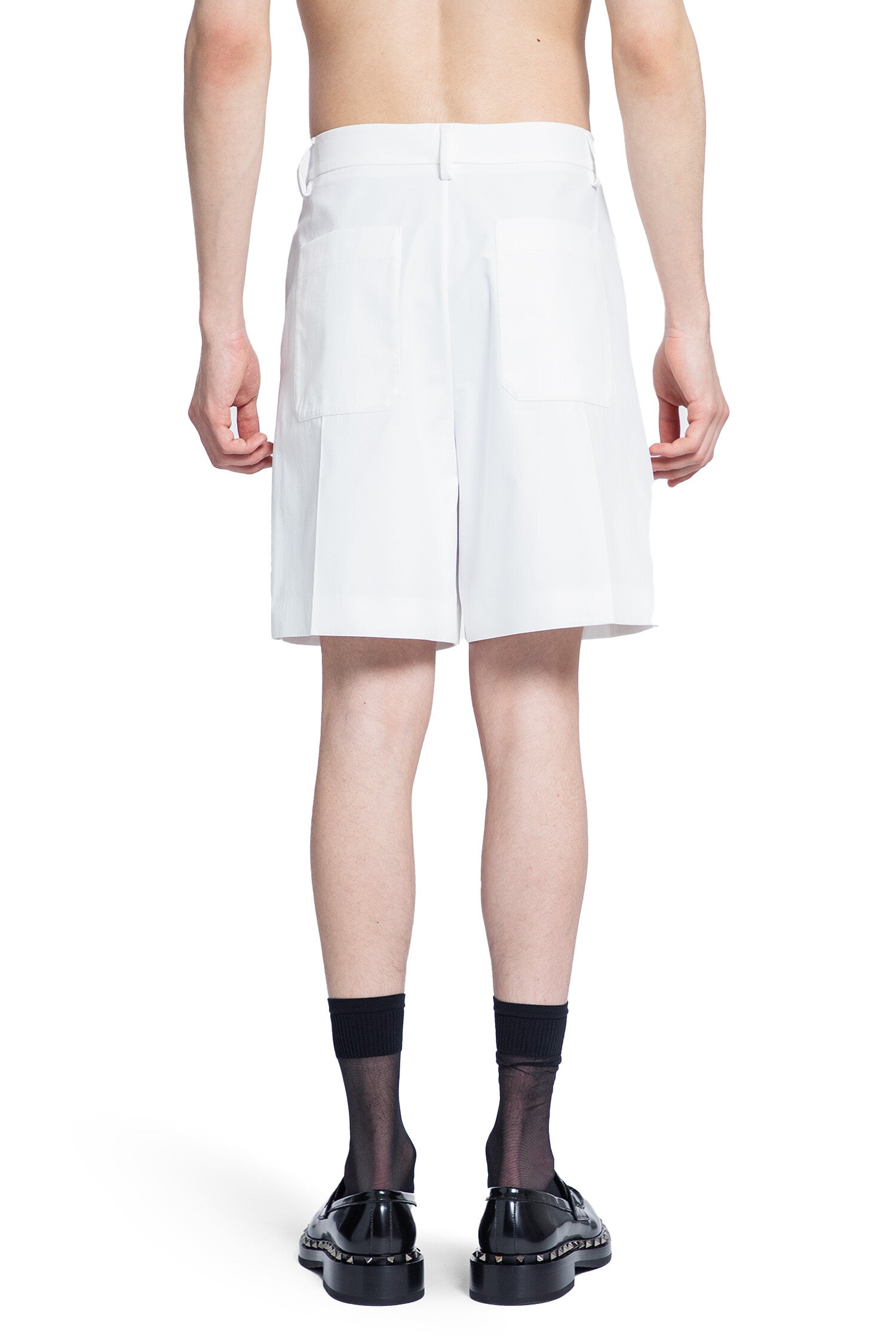 VALENTINO MAN WHITE SHORTS & SKIRTS