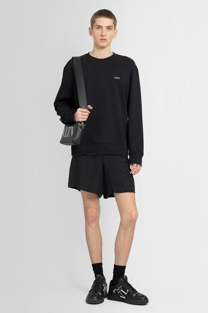 VALENTINO MAN BLACK SHORTS & SKIRTS