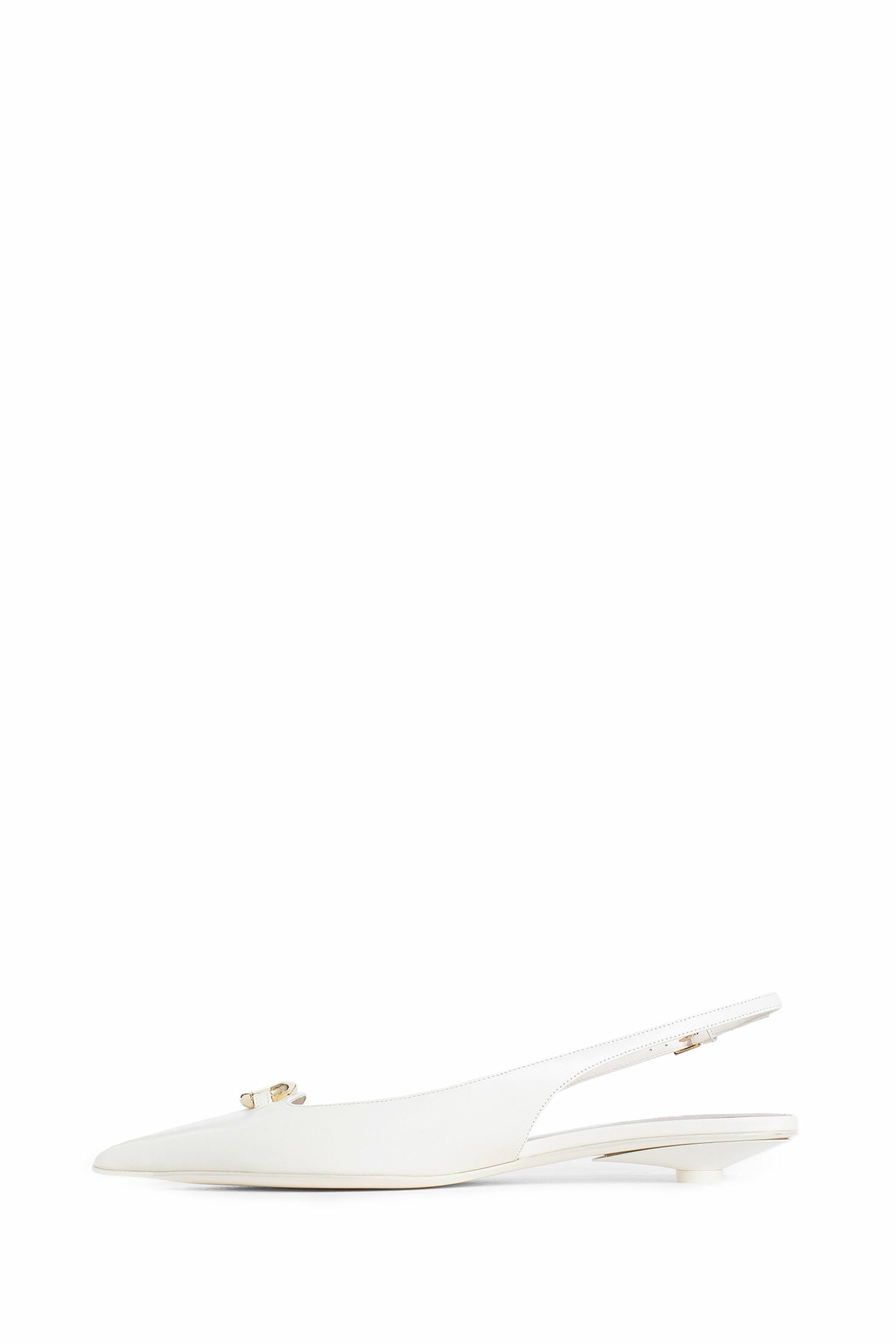 VALENTINO WOMAN OFF-WHITE FLATS