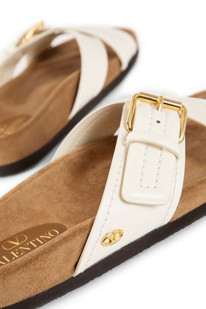 VALENTINO WOMAN WHITE SANDALS & SLIDES