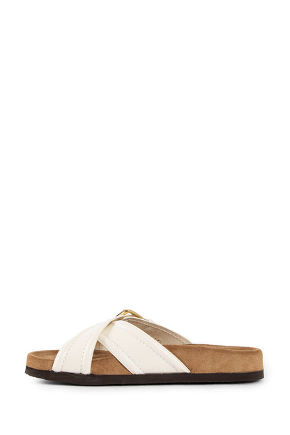 VALENTINO WOMAN WHITE SANDALS & SLIDES