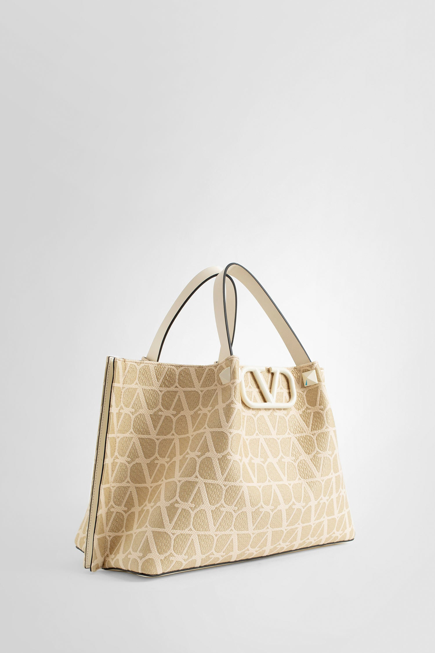 VALENTINO WOMAN BEIGE TOTE BAGS